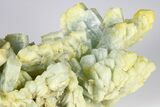 Bladed Blue Barite Crystal Cluster - Morocco #184297-2